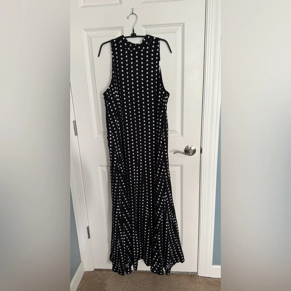 Anthropologie Maeve Mock Neck Maxi Dress - Picture 7 of 8